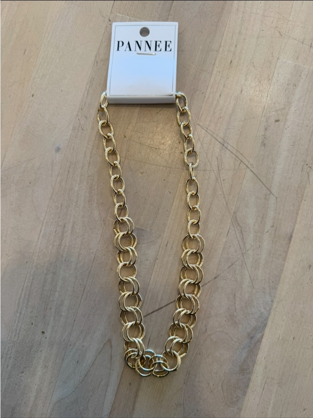 Pannee Gold Chain Link Necklace - Women Jewelry NWOT